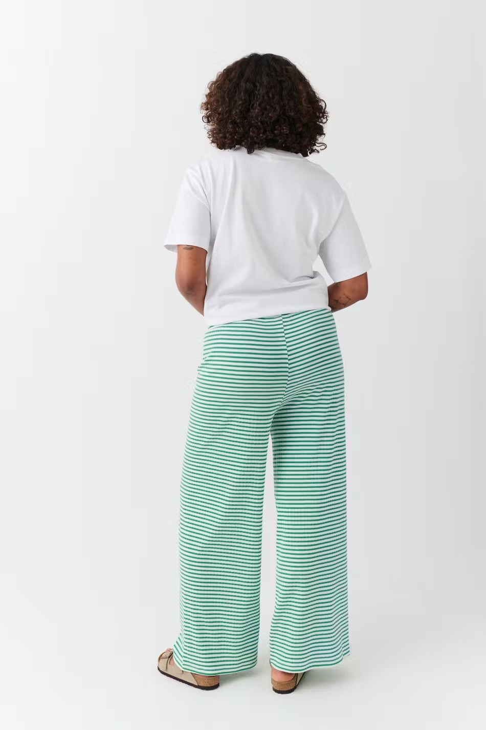 Striped trousers