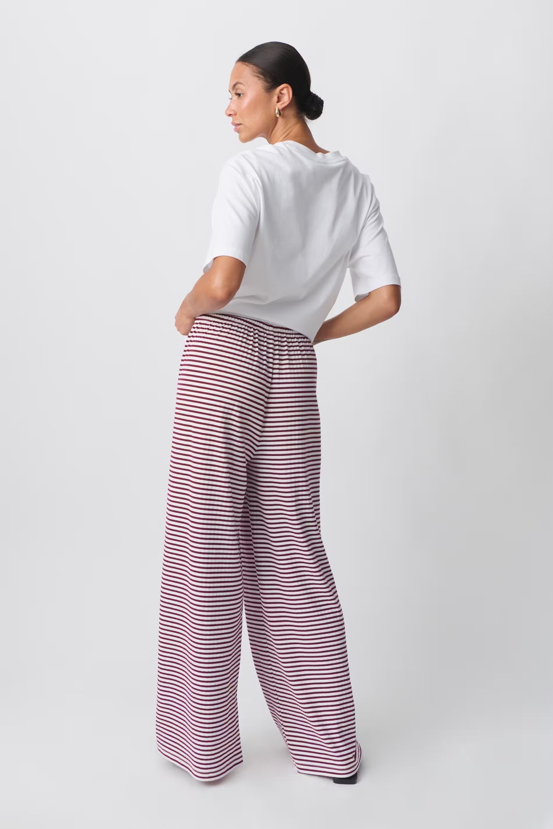 Striped trousers