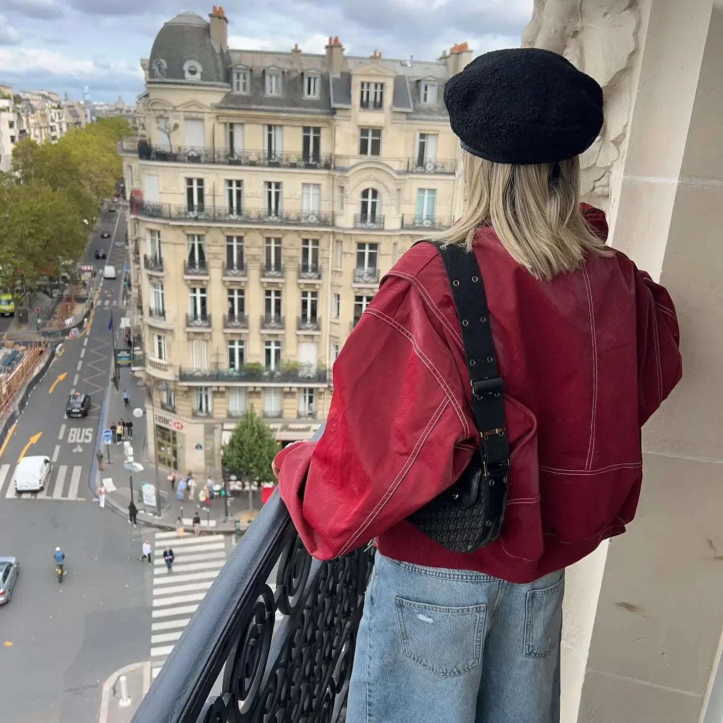 Red jacket