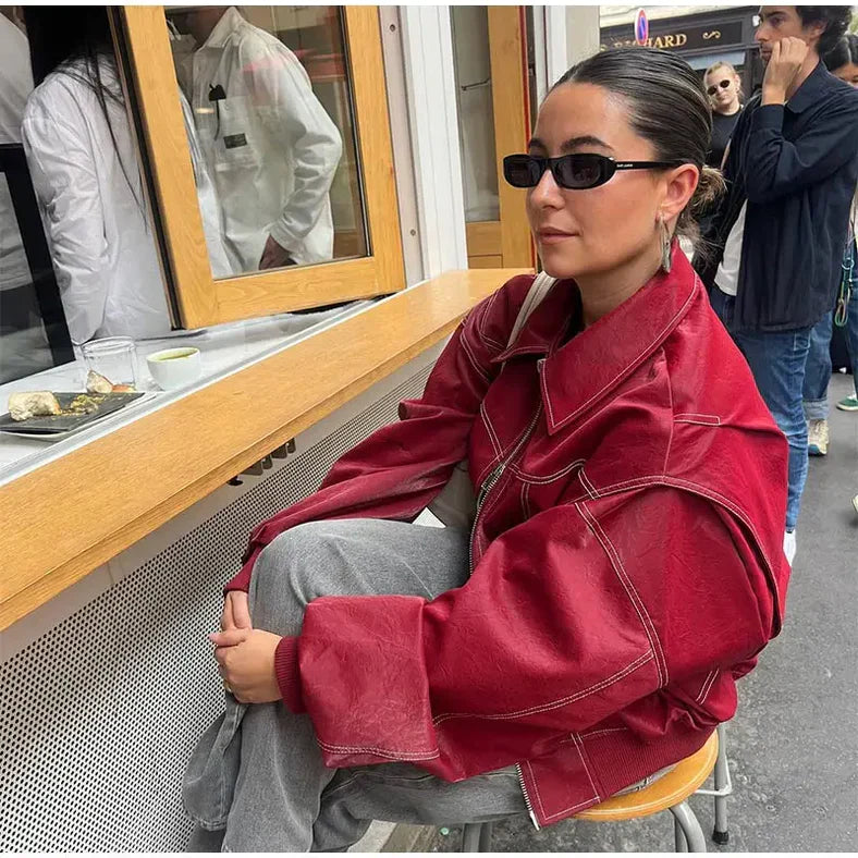 Red jacket