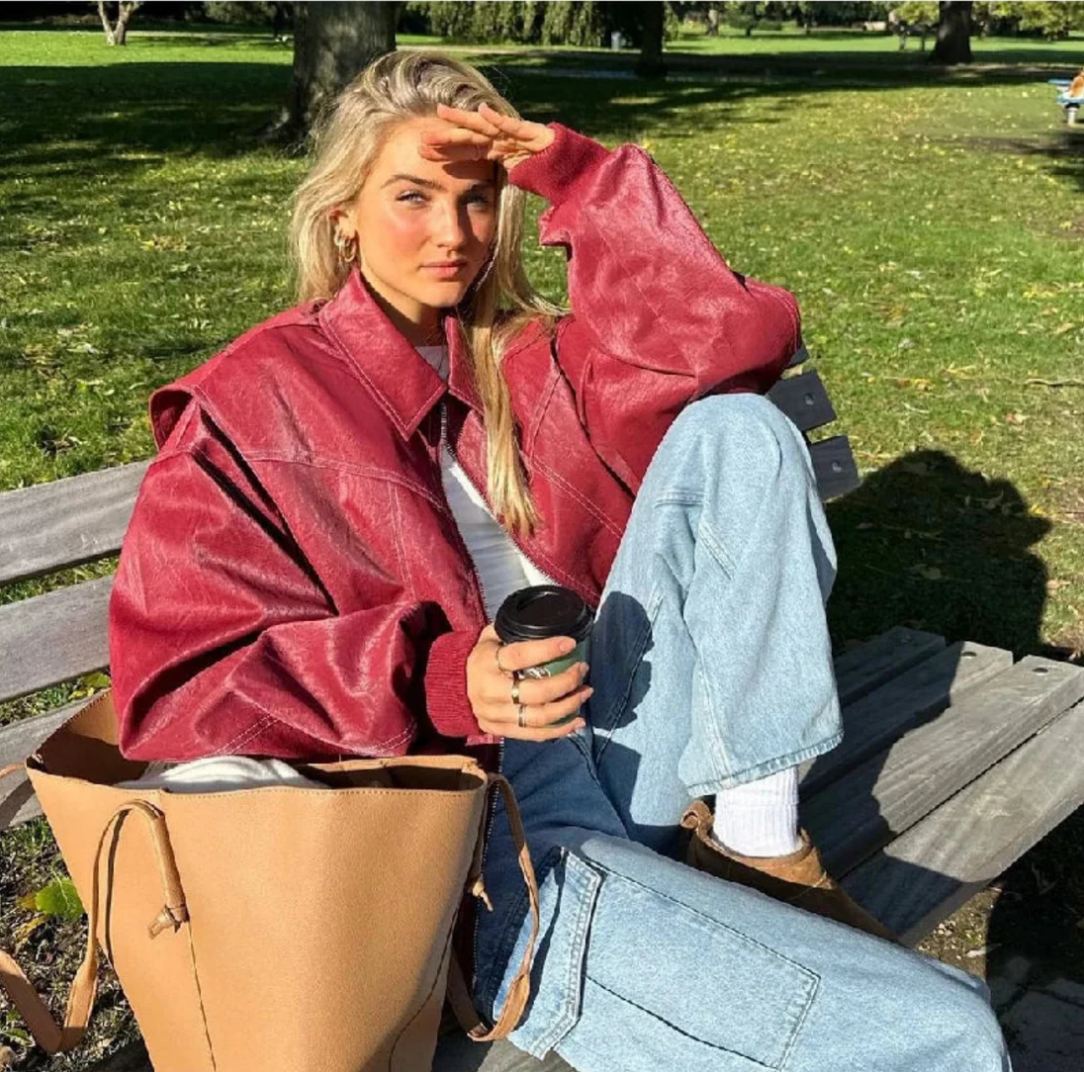 Red jacket