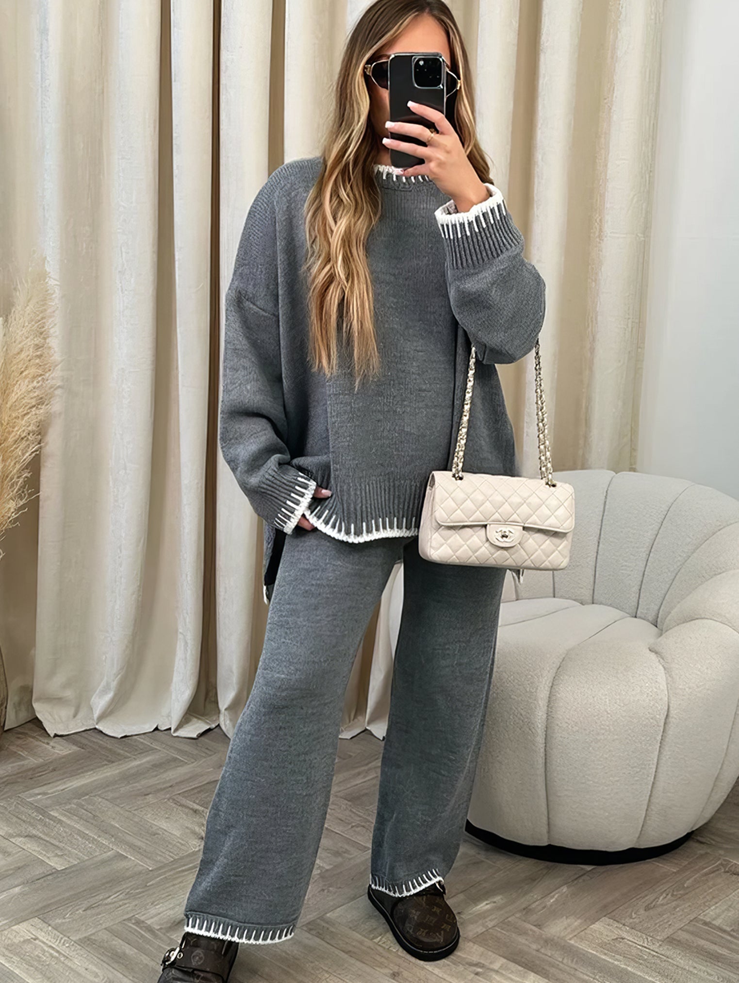 Cosy knitted set