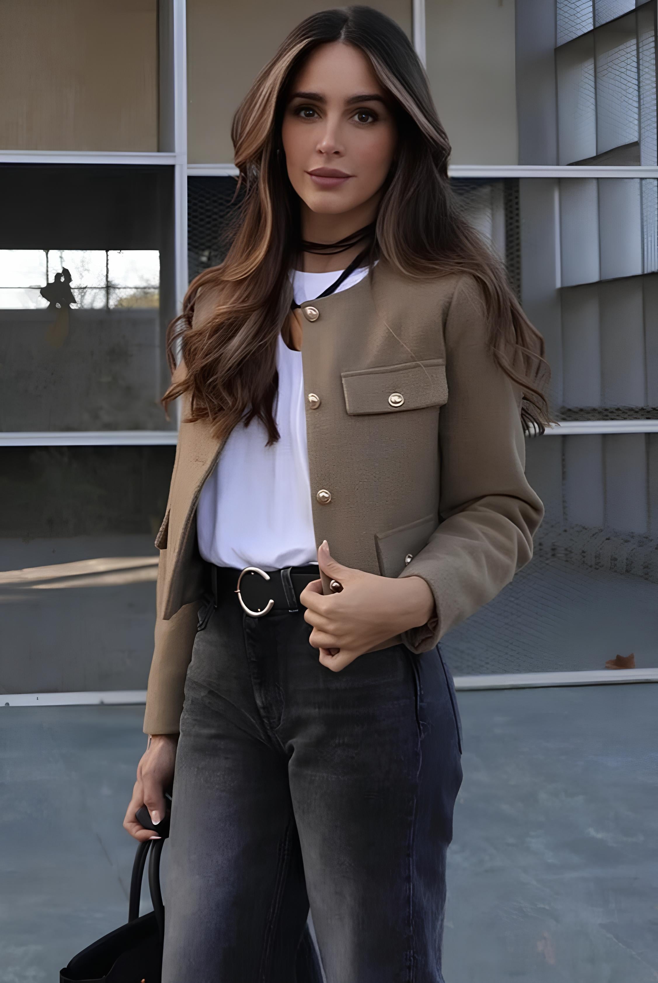 CROPPED BOMBER JACKET