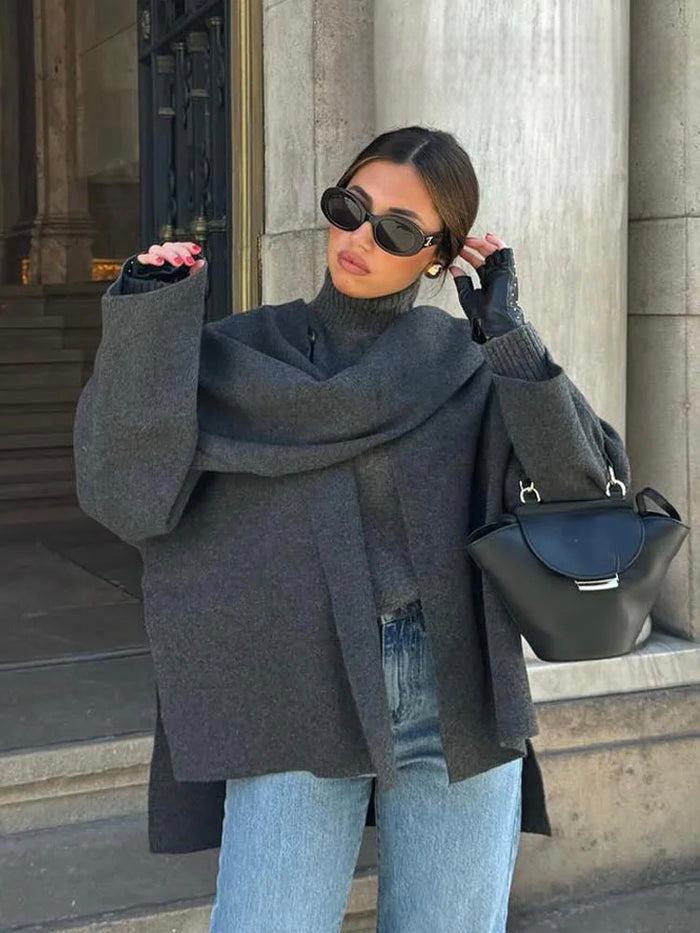Scarf coat