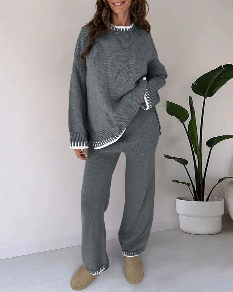 Cosy knitted set