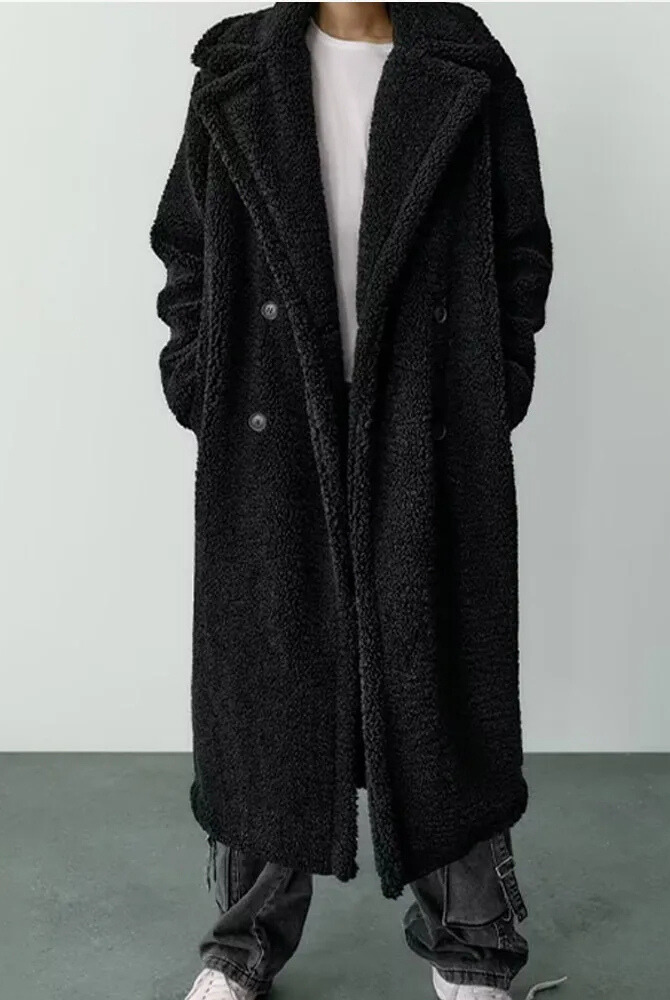 Long teddy coat