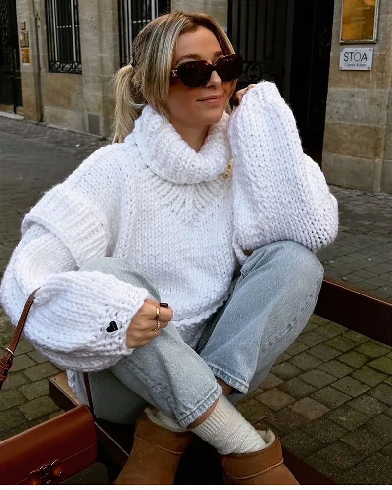 Cozy oversized jumper