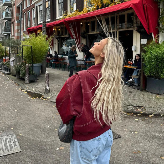 Red jacket